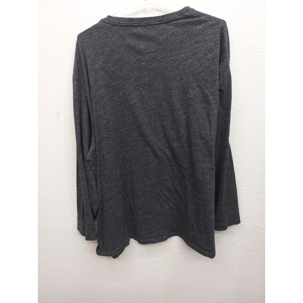 Polo Ralph Lauren Shirt Mens 5XL Gray Pony Long Sleeve Tee Pullover Crew Neck